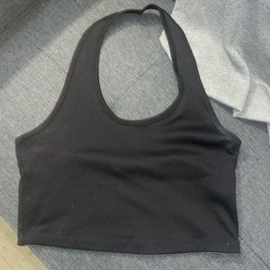 Black HM Basically Halter Top. Sz L